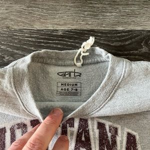 Kids Montana Grizzlies Sweatshirt Medium (Ages 7-8) Lightly Used